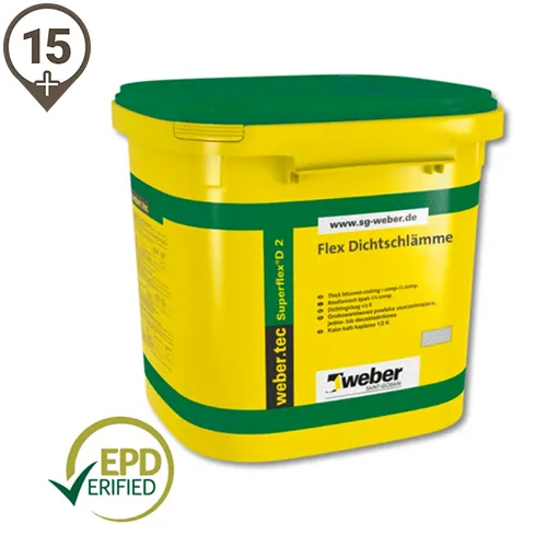 webertec superflex D2 se skleněnou síťovinou