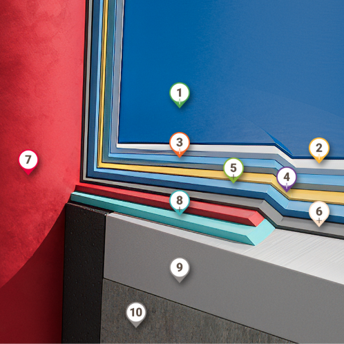 3D / Polyuretanový hydroizolační systém prostup plochou střechou