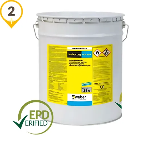 weberdry PUR seal